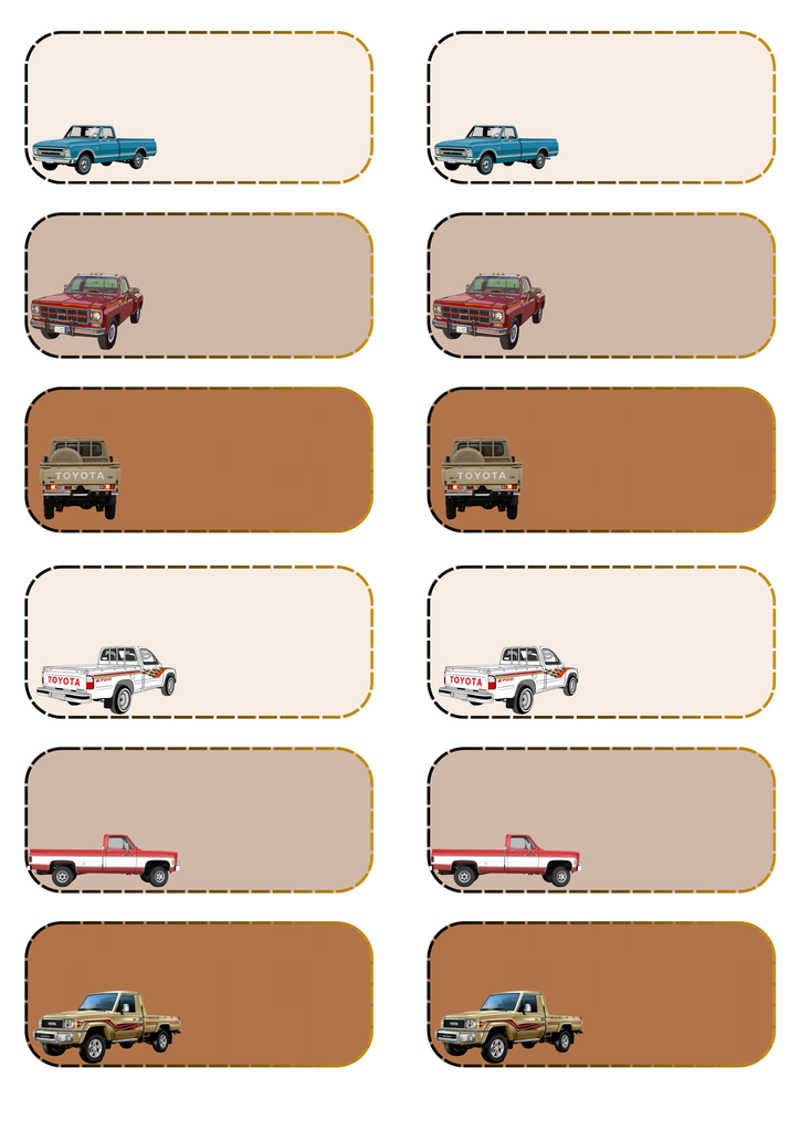طوابع مدرسية(سيارات)